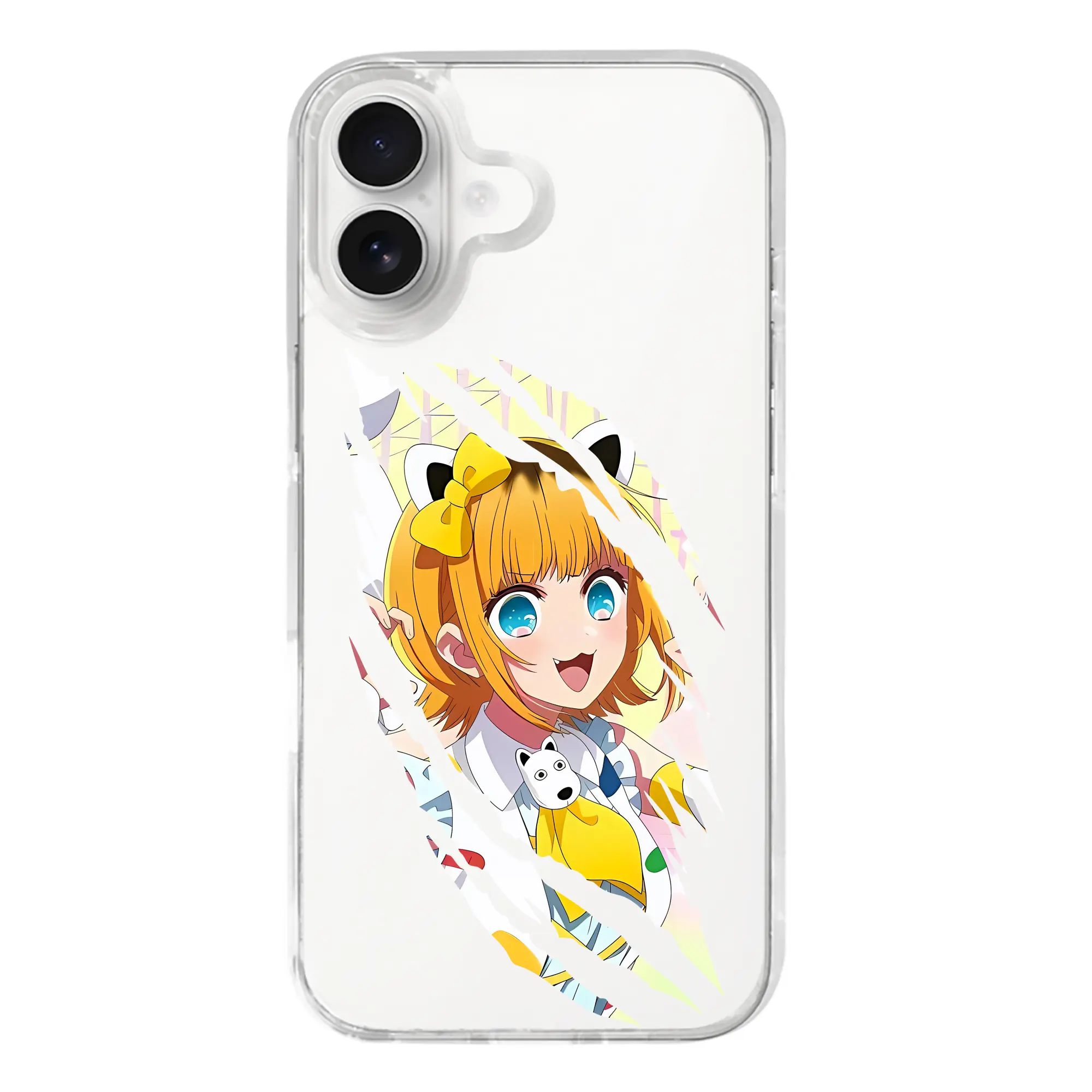 推しの子 グッズ,MEMちょ - iPhone 17シリーズ 透明スマホケース – 薄型・耐衝撃・精密フィット保護カバー